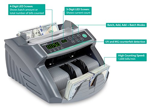 Kolibri Rook Bill Counter with UV, Magnetic and Infrared Detection