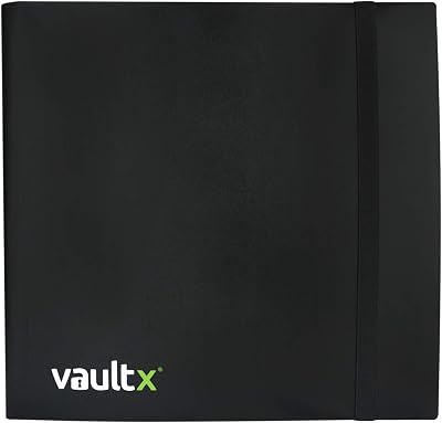 Vault X 12 Pocket Strap Binder 480 Cards Red 20 Pages Standard
