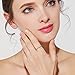DIFINES Redbarry Cute Bow Knot CZ 18k Gold Plated Engagement Promise Rings for Girls Women,Size 5.5 to 9