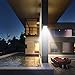 AMIR Solar Lights Outdoor, 24 LED Motion Sensor Wall Lights, Wireless Garden Security Light, Waterproof Solar Step Lights for Patio, Deck, Yard, Garden, Garage,