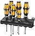 Wera 932/6 Kraftform Plus Screwdriver Set and Rack, 6-Pieces primary