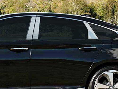 QAA  is Compatible with 2018-2020 Honda Accord 6 Piece Stainless Pillar Post Trim PP18282
