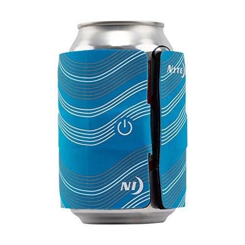Nite Ize SlapLit LED Drink Wrap, Light Up Can Cooler & Bottle Holder for Parties, Camping, Boating,  - //coolthings.us
