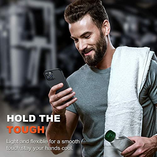 Designed for iPhone 13 Pro Max Case, Mil-Grade Protective Slim Thin Phone Cases Anti-Scratch Anti-Fingerprint Matte Translucent Shockproof Cover Compatible for iPhone 13 Pro Max 6.7 inch (Blue)