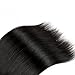 CCOLLEGE 8A Brazilian Virgin Human Hair 4 Bundles Straight Wave Weft 100% Real Human Hair Extensions Natural Color (12 14 16 18)