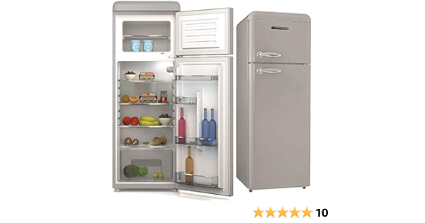 Schneider - Frigorífico con congelador retro (206 L, A++, 55 cm ...