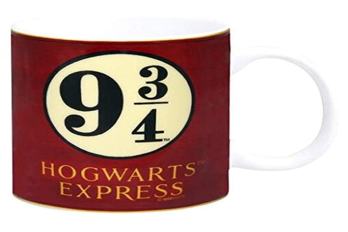 Harry Potter Mug, Porcelain, Red, 8 x 8 x 9.5 cm