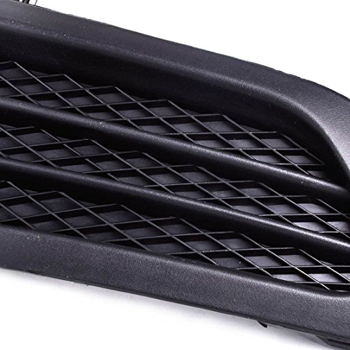 beler 2pcs Black Left & Right Bumper Grille Grill Cover for VW Jetta 2011-2014 5C6 853 665 9B9 5C6 853 666 9B9