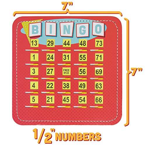 Shutter Bingo Masterboard & 25 Game Cards Standard & Jumbo Size