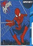 Marvel Spiderman Micro Plush Fleece Throw Blanket