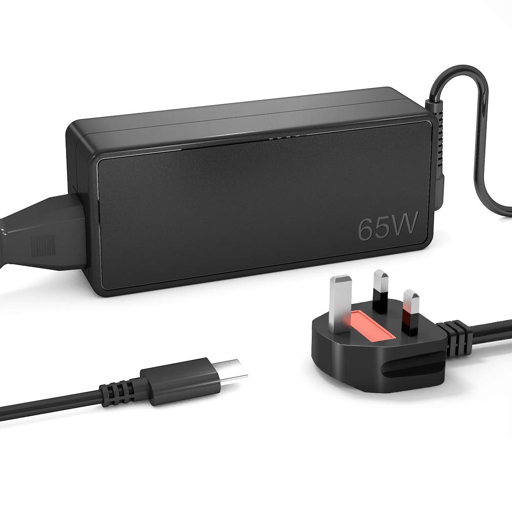 QYD 45W 65W USB Type-C PD Laptop Charger Replacement for DELL XPS 12 XPS 13 9360 9370 9333 Inspiron 14 (7437) Lenovo ThinkPad X1 Carbon T470S T480 4X20M26252 4X20M26268 ADLX65YDC2A Power Supply Cord
