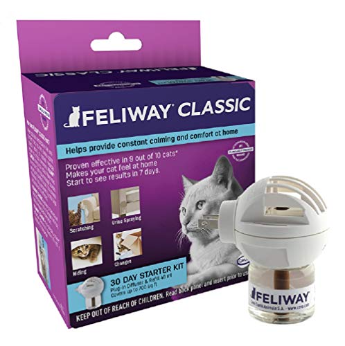 Feliway Classic Diffuser for Cats (30 Day Starter Kit) | Constant Calming & Comfort At Home