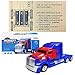 Truck Transforming Robot 2 in 1 Models - 1 Button Transformation, Realistic Engine Sounds, Multicolor Lights, 360 Degree Spinning - Ideal Kids Boys Girls Holiday Birthday Gift