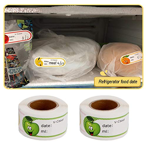 400pcs Baby Bottle Labels Waterproof Name and Date Label for Daycare or Kitchen, Self-Laminating and Removable Labels Sticker for Bottle, Jar, Sippy, Cup and Breastmilk Storage Bags