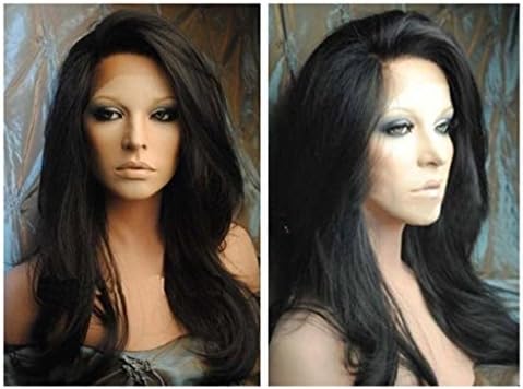 Gloryhair Glueless Natural Wavy Lace Front Wigs Auburn with Baby Hair for Women Soft Indian Remy Human Hair