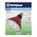 Westinghouse 0314700 11W PAR38 LED Outdoor Bulb, Flood Red E26 (Medium) Base, 120V, Box