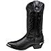 Laredo Dan Post Grey Marble/Black Flagstaff Mens J Snip Toe Western Boots 6782