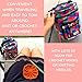 Yarn Bag for Knitting and Crocheting Project Storage Organizer - Best Yarn Holder Tangle Free Perfect for Traveling, Protecting Yarns and WIP from Pets - Plenty of Pockets - Sturdy & Very Lightweight
