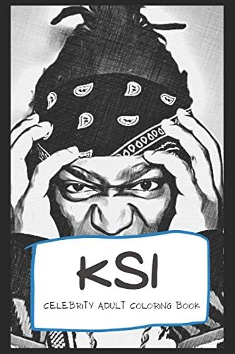 Celebrity Adult Coloring Book: Welcome to the World of KSI ( 40+ Pages, 6x9, Premium Quality)