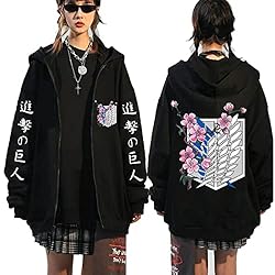 Attack Titan Anime Unisex Fleece Sweatshirt Print