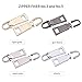 Frienda Zipper Pull Tabs Zip Fixer Replacements for Clothes Bags DIY Crafts, 2 Sizes, 4 Colors (8)