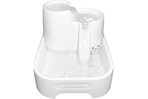Cat Mate 3-Level, 70 fl. oz. Pet Fountain - BPA and BHT Free with 3-Stage Filter and Low Voltage Pump