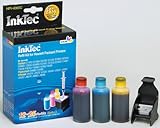 Color Ink Refill Kits for Hewlett Packard HP 60, 60XL, 901 and Color Inkjet Cartridges, Office Central