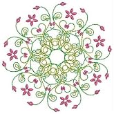 Threadart Bundles - Ornamental Circles Machine Embroidery Designs | Machine embroidery design set on USB stick; Works with all types of embroidery machine formats.