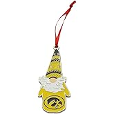 Iowa Hawkeyes Gnome Metal Christmas Ornament