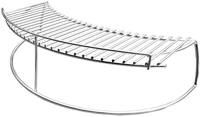 Onlyfire BBQ Warming Rack for Weber Kettle Charcoal Grill Stainless Steel 45cm