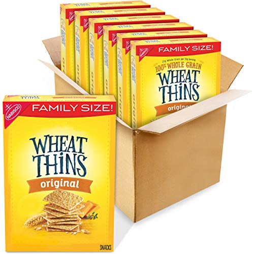 Wheat Thins Original Whole Grain Wheat Crackers, 6 16 oz Family Size