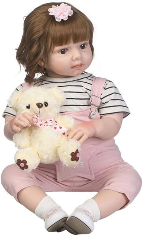 Amazon Co Jp 70センチリアルな生まれ変わる幼児人形リアルサイズソフトシリコーンビニール人形28インチ現実的な新生児人形子供ギフト おもちゃ