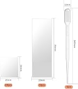 通用 Microscope Slides and Cover Slips Kit 50 Slides 100 Coverslips 5 Droppers view 2