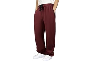 Willisos Sweatpants for Men Loose Fit, Mens Sweatpants Joggers Athletic Pants Loose Fit Drawstring Trousers Pants with Pocket