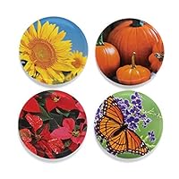 Buttonsmith Seasons Tinker Top Set - to use with Tinker Reel Badge Reel - Made in The USA