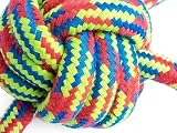 Petface Toyz Quad Woven Rope Ball Dog Toy view 2