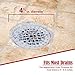 MightyHand Disposable Drain Covers Protector – Shower Drain Cover Catches Hair & Debris – Sanitary - 12 Sheets (Heart Pattern (12 Count))