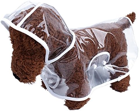 Fashion Waterproof Pet Transparent Raincoat Clothing Dog Costume Outdoor Wear