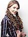 Hicarer 180 Pieces Hair Rings Braid Rings Hair Hoops Hair Loop Clips, 3 Colors, 2 Sizes