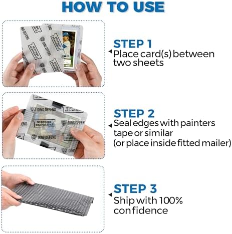 Protectores de envío de tarjetas intercambiables, insertos de plástico ultra fuertes de, paquete de 110, 3.5 x 4.5 pulgadas