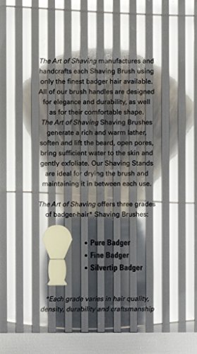 The Art of Shaving Pure Badger Shaving Brush, Black