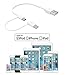 Apple MFi Certified Lightning Cable - Skiva USBLink Duo Short 2-in-1 Sync and Charge Cable (6