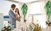 Outgeek Artificial Hanging Plants, 2PCS Artificial Green Ivy Vine Artificial Shrubs Hanging Vine Plant for Home Garden Outdoor Wall Decoration