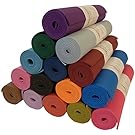 Bean Yoga Mat Extra Thick 1/4 inch (6mm), Extra Long 72 inch, Premium Sticky Mat, Non-Toxic SGS certified, Yoga Monster Mat (Dark Green, 72 Inches)