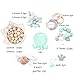 Baby Love Home Baby Teething Accessories Silicone Octopus Pendant Wooden Beads DIY Jewelry Nursing Necklace Pendant Infant Waldorf Toy Baby Shower Gifts