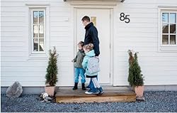 6 Inch Self-adhesive House Numbers, Modern House