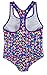 Speedo Big Girls' Solid Infinity Splice One Piece Swimsuit (10, Purple Diamonds)
