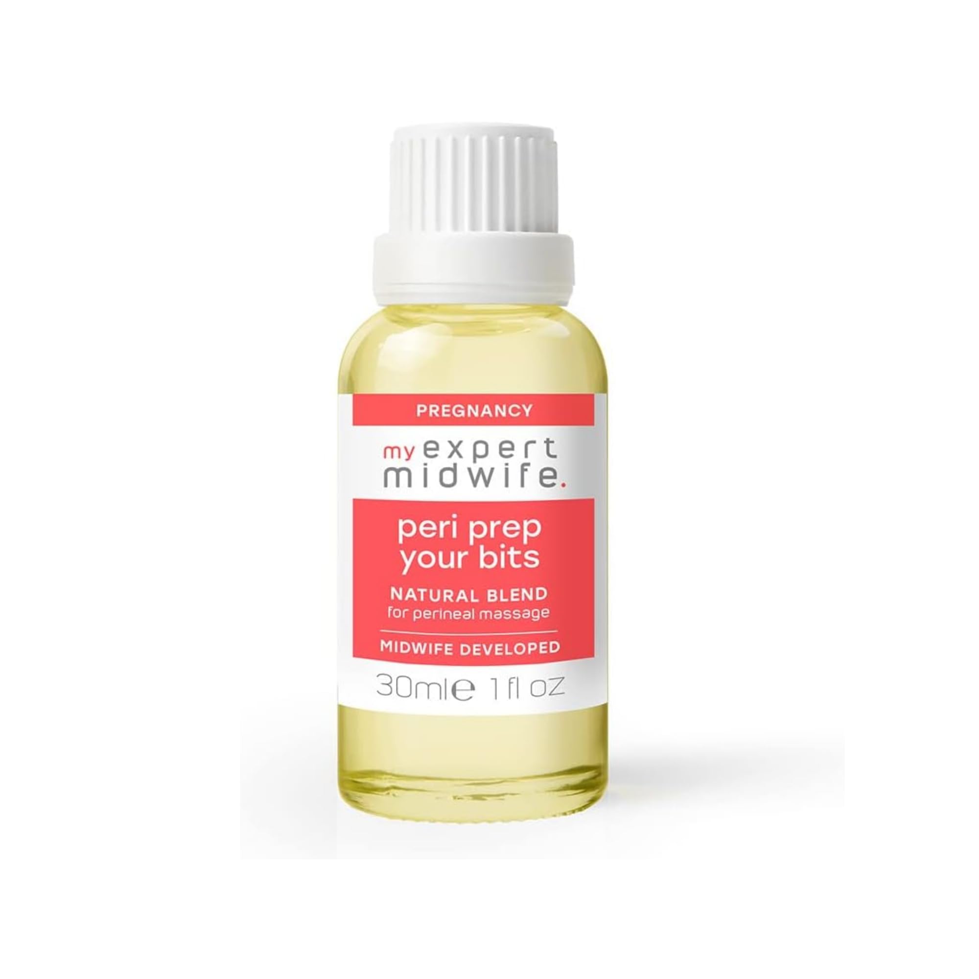My Expert Midwife Peri Prep Your Bits - Perineal Massage Oil for Pregnancy and Labour to Help Prevent & Reduce Tears & Episiotomy During Birth and Promotes Postnatal Recovery – 30ml