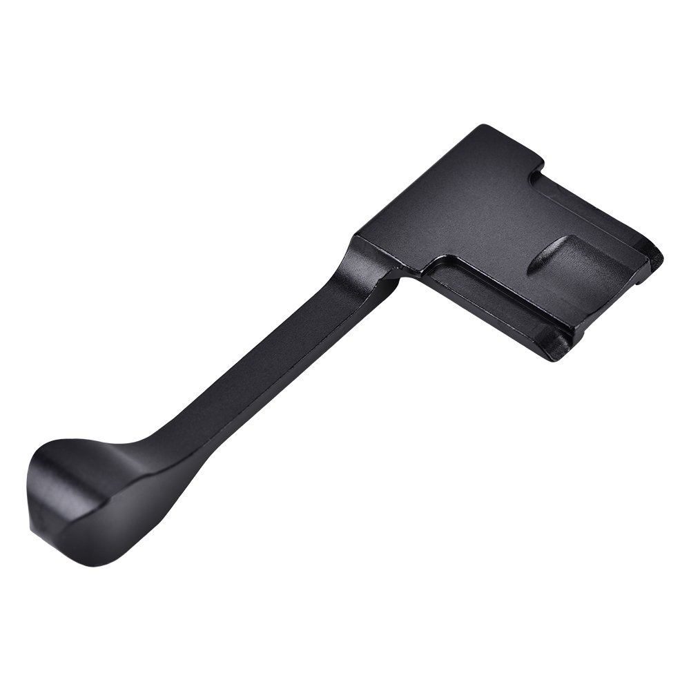 Aluminium Alloy Camera Thumbs Grip Long Handle Accessory for X100F/X100T/X70/X30/X-A3/X-A2/X-A1/X-Pro2/X-Pro1/X-M1 (Black)(Black)