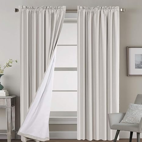 h versailtex cortinas opacas 100 para ventanas del dormitorio cortinas termicas aisladas para la sala de estar con bolsillo para la varilla